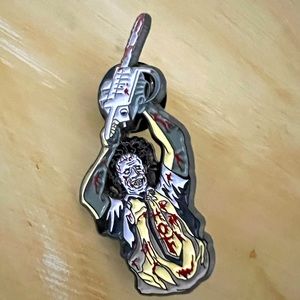 Leather Face Hat Pin HOF